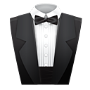 assistant,butler,butterfly,smoking icon