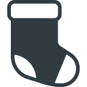 christmas, socks, xmas svg vector icon