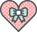 giftbox, heart, valentines svg vector icon