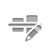 align,horizontal,center,pencil icon