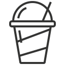 beverage, drink, juice, smoothie svg vector icon