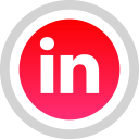 linkedin, logo, media, social svg vector icon