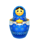 matreshka, matrioshka, mother, open, souvenir icon