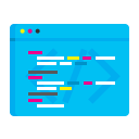 browser, clean code, develope idea, development, implementation, integration, programming svg vector icon