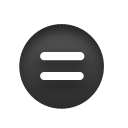 calculator, equals icon
