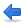 arrow, blue, left icon