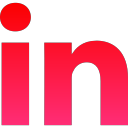 linkedin, media, social svg vector icon