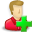 user,red,add,plus,account,profile,people,human icon