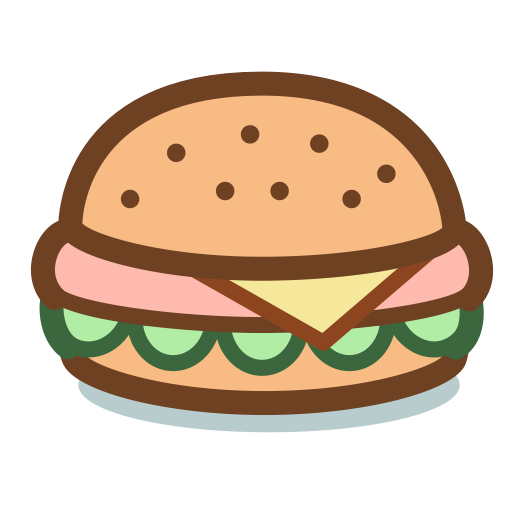 Burger svg vector icon