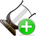 lira,add,instrument,plus icon