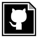 github, media, social svg vector icon
