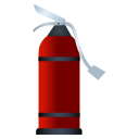 extingusher, fire, rescue, spray svg vector icon