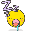 face, sleeping svg vector icon