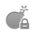 bomb,lock icon
