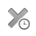 cross,clock icon
