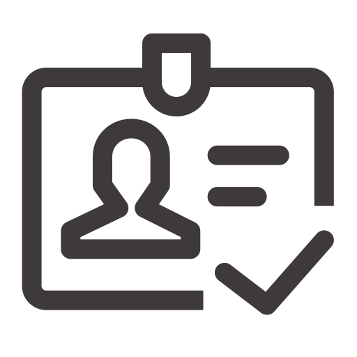 Menu Employee svg vector icon