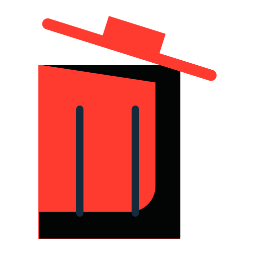 Delete svg vector icon
