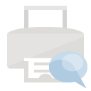 print,speech,bubble icon