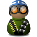 night,vision,blue,helmet,green icon