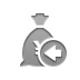 money,bag,yen,left icon