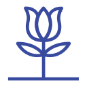 celebration day, christianity, easter, flower, holiday, line, spring svg vector icon