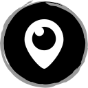 logo, media, periscope, social svg vector icon