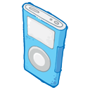 ipod,blue icon