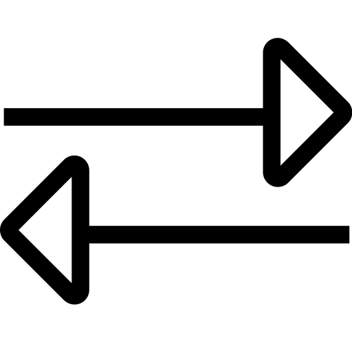 Exchange svg vector icon