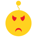 afraid, app, cartoon, disappointed, emotion, frustrated, gestures svg vector icon