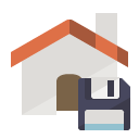 home,diskette icon