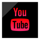 logo, media, social, youtube svg vector icon