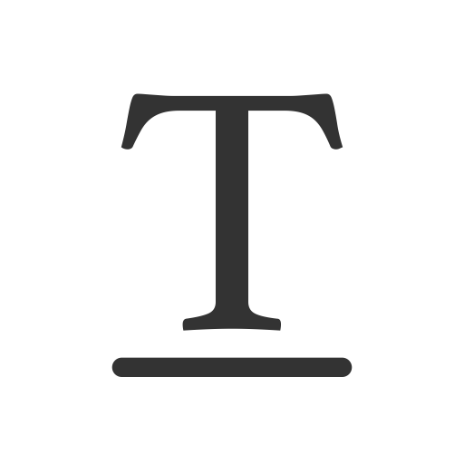 Underline svg vector icon
