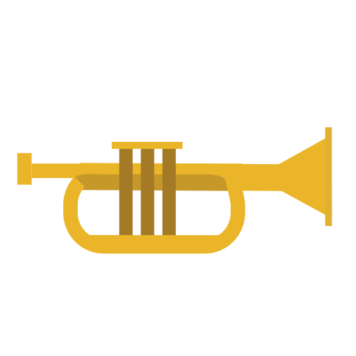 Trumpet svg vector icon