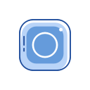 instagram logo, logo, social network, website svg vector icon