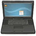 blacbook,running,ubuntu,with,ximian,wallpaper icon