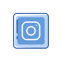 instagram logo, logo, social network, website svg vector icon