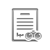 contract,binoculars icon