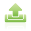 green, outbox icon