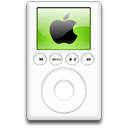 ipod,green,alternative,mp3 player icon