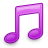 music,note,pink icon