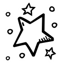celebration, new year, party, star, stars svg vector icon