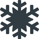 christmas, snowflake, weather, winter svg vector icon