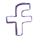 f, facebook, handwritten, pen written, social network icon