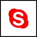 company, logo, media, skype, social svg vector icon
