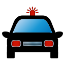 bell, cab, car, police, scurity svg vector icon