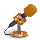 flowers, foam, mic icon