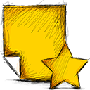 note,starred icon