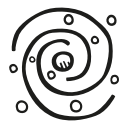astronomy, galaxy, scifi, space svg vector icon