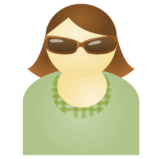 sunglass,woman,green,account,person,people,human,user,female,member,profile icon