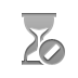 hourglass,cancel icon